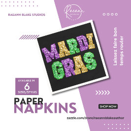 Guardanapo De Papel Mardi Gras Partp Paper Napkin