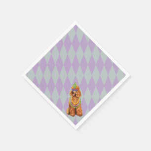 Guardanapo De Papel Mardi Gras Poodle