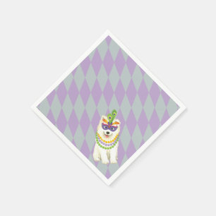 Guardanapo De Papel Mardi Gras Samoyed