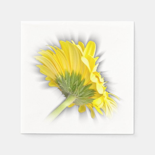 Guardanapo De Papel margarida amarela (Frente)