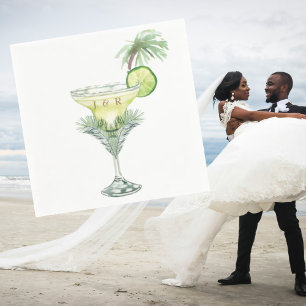 Guardanapo De Papel Margaritas Tropical Wedktail