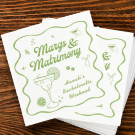Guardanapo De Papel Margs e Matrimônio Despedida de Solteira
