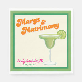 Guardanapo De Papel Margs & Matrimony Bachelorette