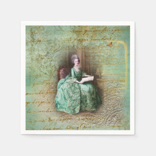 Guardanapo De Papel Marie Antoinette Teal
