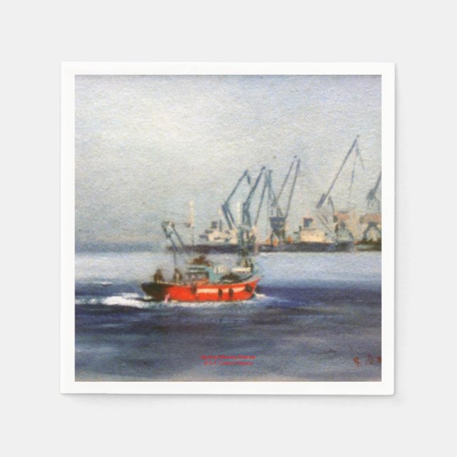 Guardanapo De Papel Marina/Mariña/Marine (Frente)