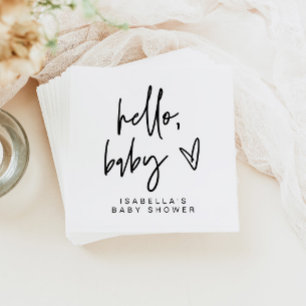 Guardanapo De Papel MARLO Bold Chá de fraldas Contemporâneo Napkins