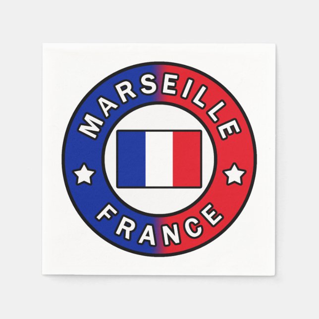 Guardanapo De Papel Marselha França (Frente)