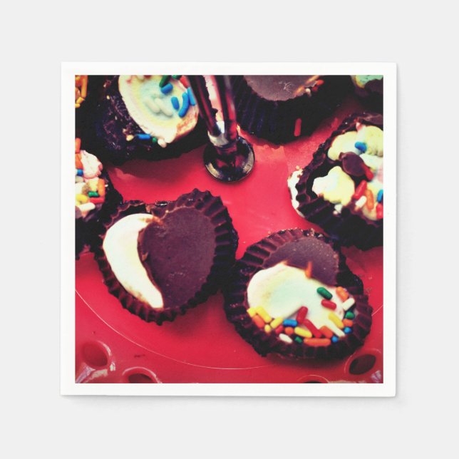 Guardanapo De Papel Marshmallow Truffles (Frente)