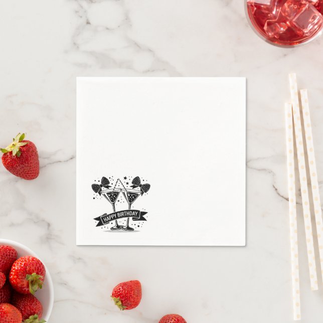 Guardanapo De Papel Martini Birthday Arco (Insitu)