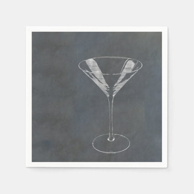 Guardanapo De Papel Martini Glass (Frente)