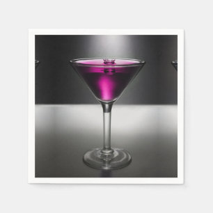 Guardanapo De Papel Martini Glass Cocktail Party Napkins