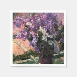 Guardanapo De Papel Mary Cassatt - Lilases numa Janela