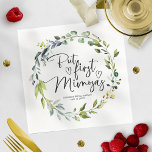 Guardanapo De Papel Mas primeiro Chá de panela de Mimosas<br><div class="desc">Um guardanapo simples e bonito para um chá de panela. Sua na moda e design de caligrafia elegante impressionam seus convidados. Você pode personalizá-lo para qualquer cor de sua escolha. Se você precisar de qualquer personalização,  como mudar a cor,  entre em contato comigo antes de comprar.</div>