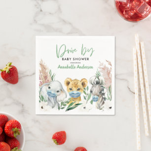 Guardanapo De Papel Máscara de cóvulo de animal giro por bebê