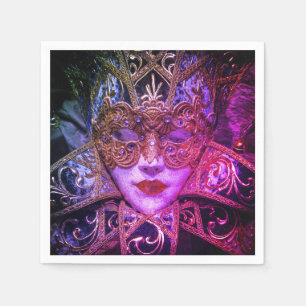 Guardanapo De Papel Mascarada mascara gótica vitoriana elegante