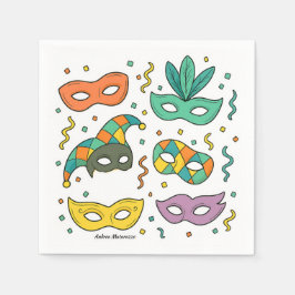 Guardanapo De Papel Máscaras Voadoras
