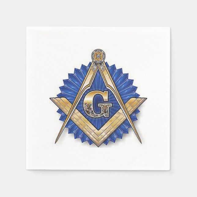 Guardanapo De Papel Masonic Napkins (Frente)