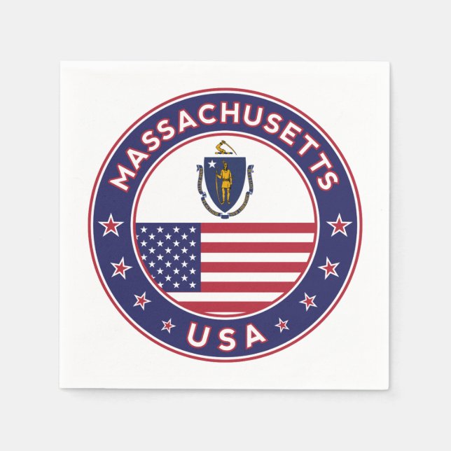 Guardanapo De Papel Massachusetts (Frente)