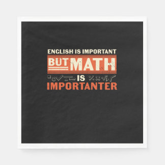 Guardanapo De Papel Matemática do professor de matemática é importante