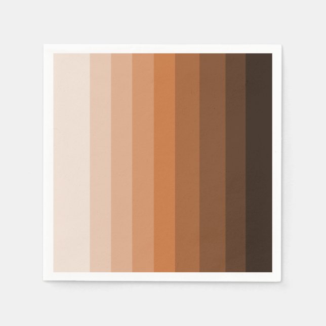 Guardanapo De Papel Matizes de papel castanho Nápoles (Frente)