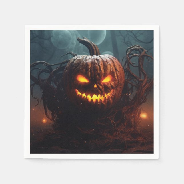Guardanapo De Papel Mau Pumpkin (Frente)