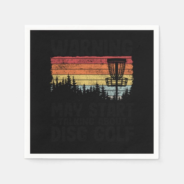 Guardanapo De Papel May Talking About Disc Golf Funny Disc Golfing Gif (Frente)