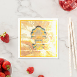 Guardanapo De Papel Medalhão de Estilo Italiano Vintage