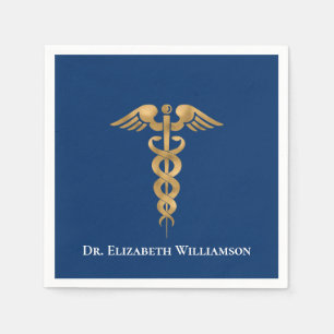 Guardanapo De Papel Médico Caduceus