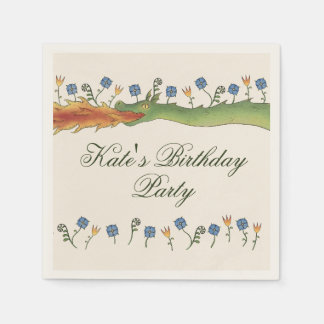 Guardanapo De Papel Medieval Ren Faire dragon