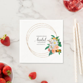 Guardanapo De Papel Mediterranean Italy Blue Tiles Bridal Shower 