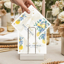 Guardanapo De Papel Mediterranean Lemon Amalfi Citrus Baby Shower