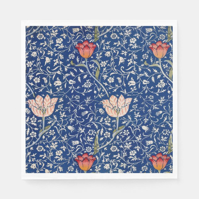 Guardanapo De Papel Medway Pattern (por William Morris) (Frente)