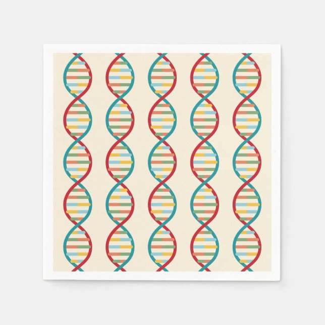 Guardanapo De Papel ​ ​ Meio século de ADN Moderno em STEM Biologia Gr (Frente)