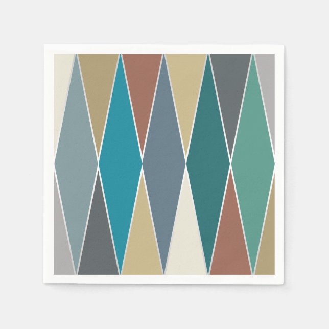 Guardanapo De Papel Meio século de diamantes modernos (Frente)