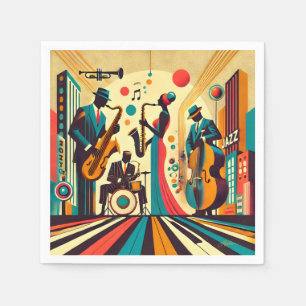 Guardanapo De Papel Meio século Jazz Age Quartet
