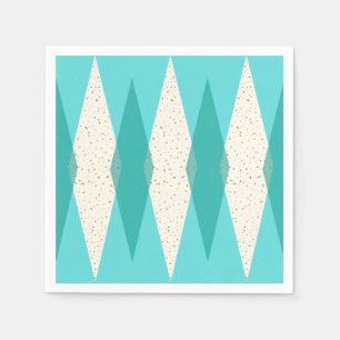 Guardanapo De Papel meio século Moderno Argyle Cocktail Napkins