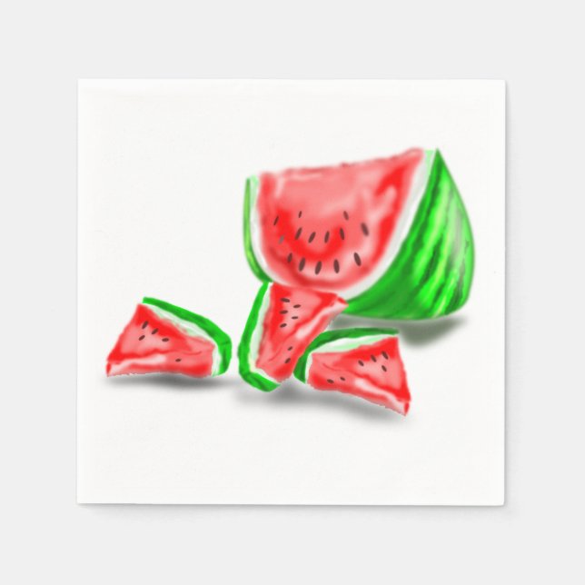 Guardanapo De Papel Melancia doce Napkins (Frente)