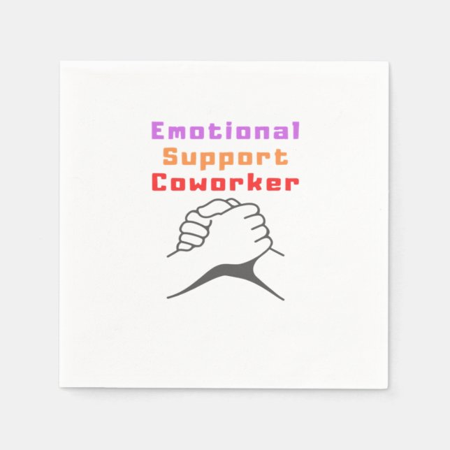 Guardanapo De Papel Melhor Colaborador de Ajuda Emocional (Frente)