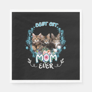Guardanapo De Papel Melhor Mãe de Gato de Todos