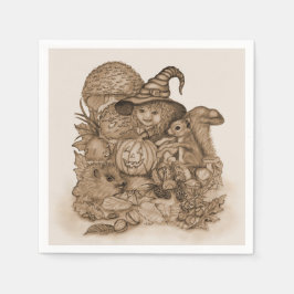 Guardanapo De Papel Melhores Desejos para uma Feliz Ação de Graças