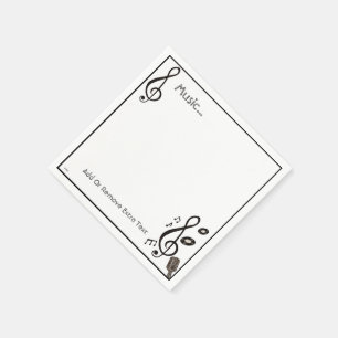 Guardanapo De Papel Melómano