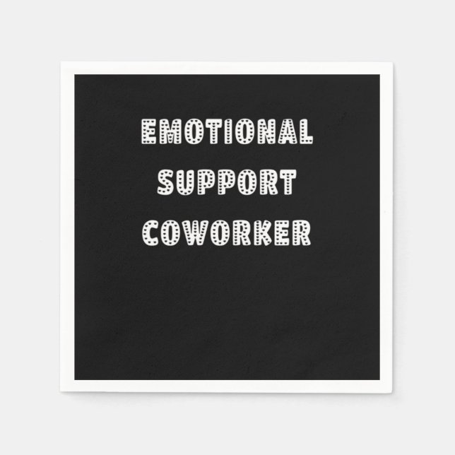 Guardanapo De Papel Memória de Enchimento de Colaborador Emocional (Frente)