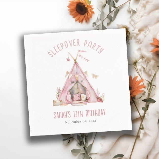 Guardanapo De Papel Meninas Rosa Tendentes Festa de aniversário Escane (Criador carregado)