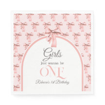 Meninas só querem ser um Arco rosa primeiro aniver