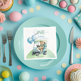 Guardanapo De Papel Menino de Golfe Hole In One Primeiro Aniversário U