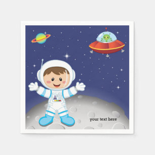 Guardanapo De Papel Menino do astronauta
