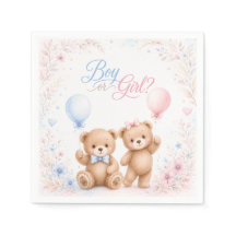 Menino ou Menina Pequeno Urso Revelação de Gênero