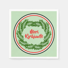Guardanapo De Papel Meri Kirihimete Maori Merry Christmas Cocktail