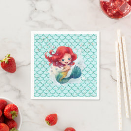 Guardanapo De Papel Mermaid Party