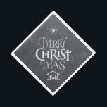 Guardanapo De Papel Merry CHRISTmas Christian Chalkboard Calliografia<br><div class="desc">Feliz NatalMas Caligrafia Religiosa do Quadro de Chantagens Dizemos "Feliz Natal" o tempo todo, mas muitas vezes esquecemos a origem das palavras. Esta arte apresenta uma letra de mão original que no seu design único conta a história do Natal, de forma simples e elegante, na aparência do quadro. Mostre seu...</div>